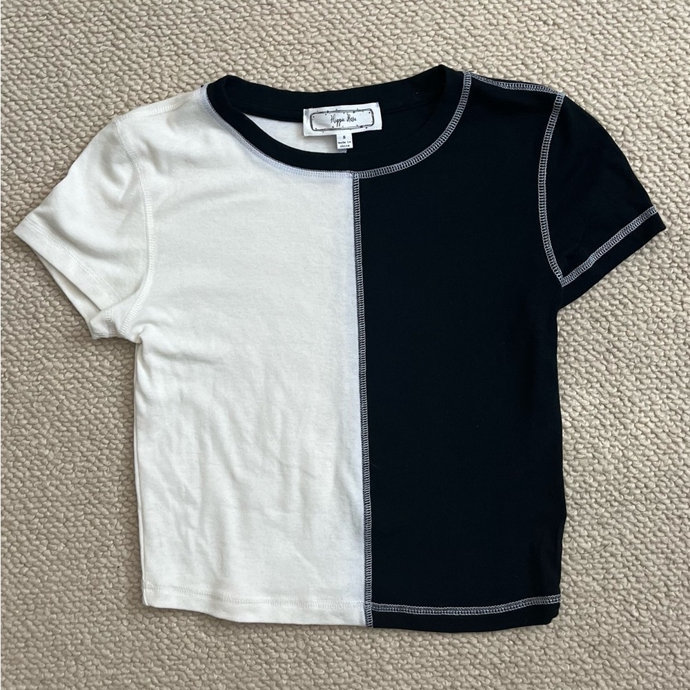 Kids Black and White T-Shirt